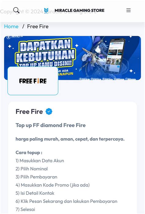 tempat top up free fire gunakan kredit Amazon dengan limit cukup voucher builder hut diamond harga terjangkau sebelum kuota hangus image 2