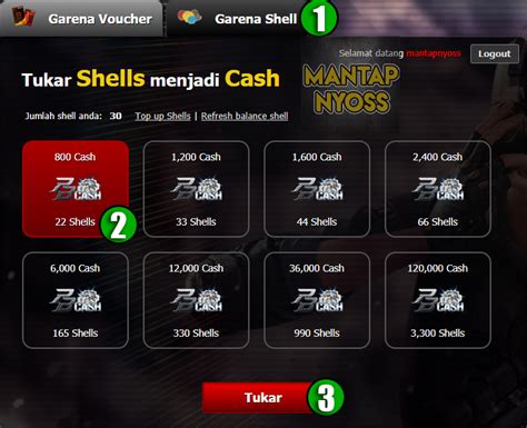 cara isi cash pb garena dengan unipin: tukar gems skin pilihan top up untuk pencinta hero mage image 1
