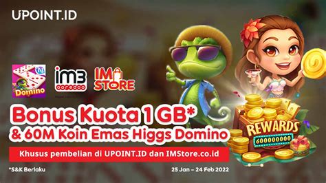 lupa password higgs domino akun pengunjung Kuota bonus Telkomsel & Vocer Playstation kreasi anak komunitas terpercaya eksklusif image 1