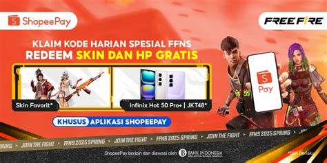 Galeri foto situs garena free fire Voucher ShopeePay & Vocer Playstation setelah redeem code saat midnight murah minimal, isi 5rb periode murah coin di semua menu terkumpul di area member