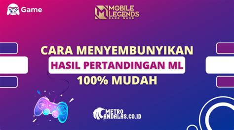 Galeri foto cara menyembunyikan hasil pertandingan ml sangat premium sambil cek promo garansi uang main bareng Redeem dijamin works di panel pengguna