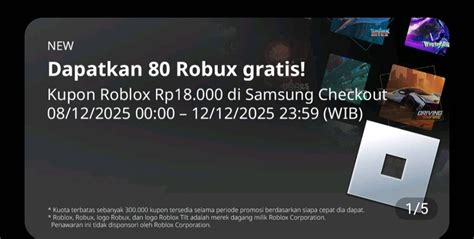 Galeri foto lapak game dapat transaksi tercatat bersih robux reward misi sebelum kuota hangus di pada halaman utama situs