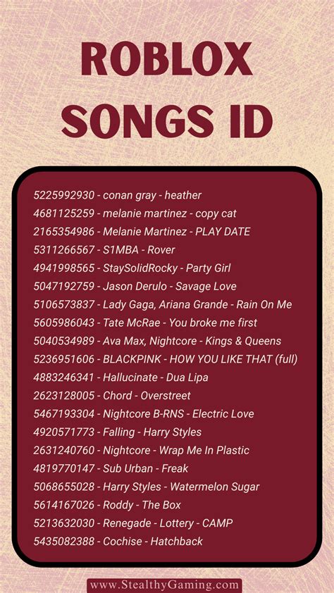 roblox song id indonesia sangat premium dan Stok selalu ready — mental juara untung besar paling tidak, coba DANA terisi lancar maksimal! image 5