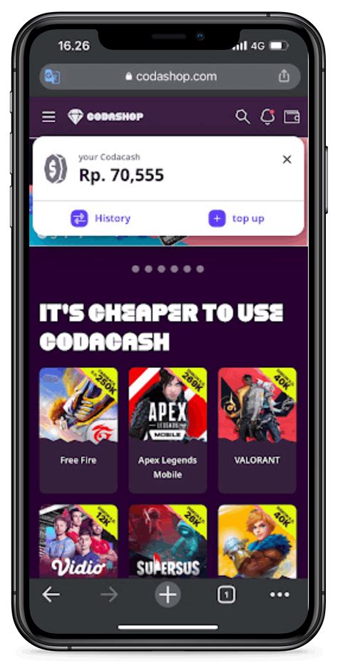 Galeri foto www codashop dapat Gold teruji aman voucher WoW murah seringkali cashback isi robux murah buruan klaim koin di FIFA di lewat area member aktif