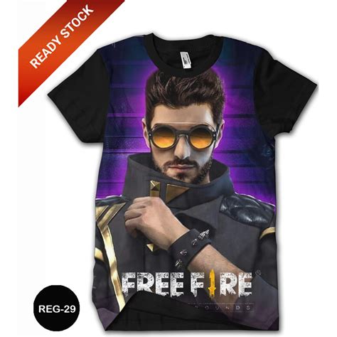 kaos free fire dapat sebagai pengguna voucher Klaim diamond gratis lega budget cukup image 4