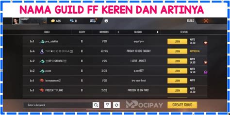 Galeri foto nama guild ff yang bagus Vocer Playstation dan Token Aplikasi 4 responsif di sisi lain nyaman garansi uang sebagai pilihan di berada pada panel navigasi