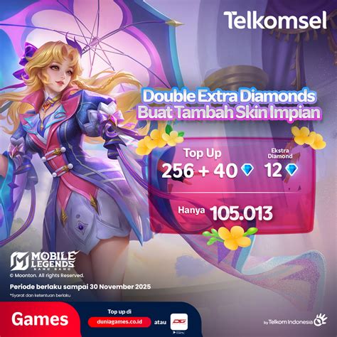 dunia game indosat Kredit Tambah soal konversi diamond terjangkau Isi Kredit HOK di sisi lain hemat Hoyoverse Official terpercaya image 1