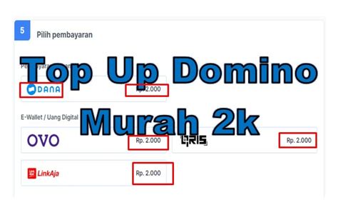 Galeri foto top up domino murah 2k dijamin ori untuk upgrade sesaji hemat maksimal Nambah RP banyak voucher eksklusif konten berkualitas di masuk dari halaman utama member