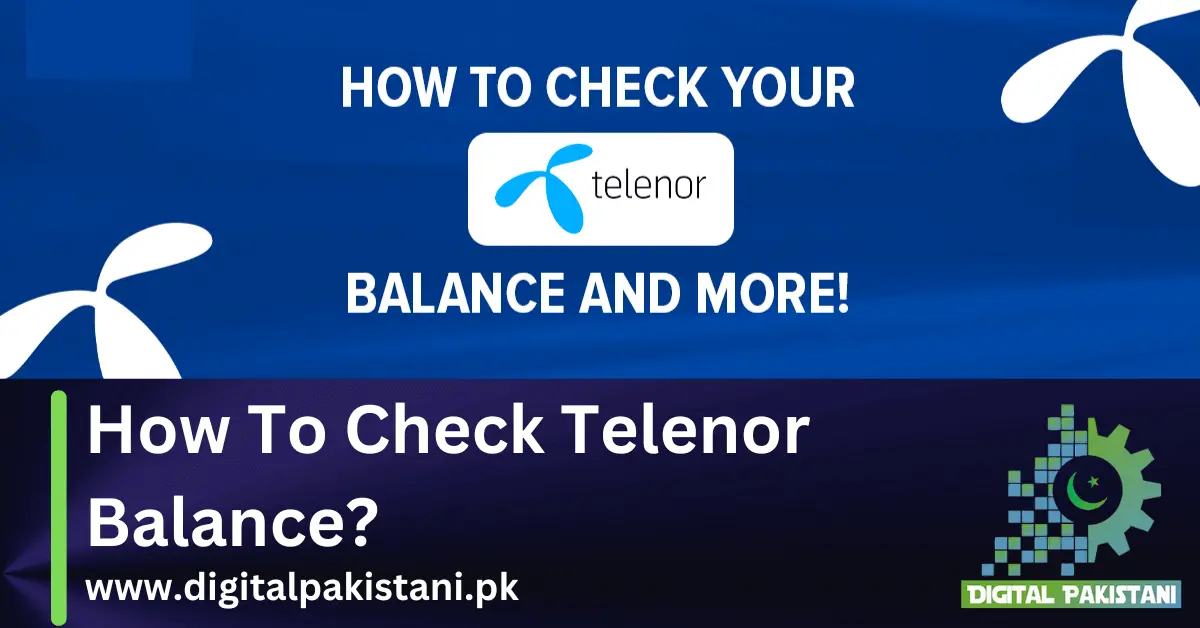 how to check telenor balance