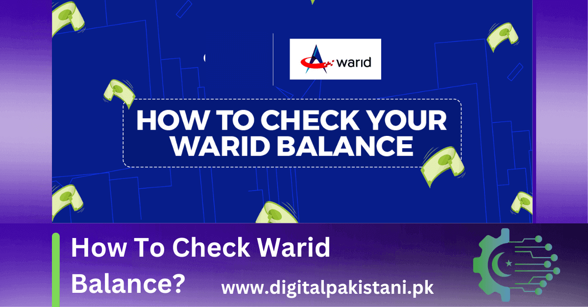 how to check warid balance