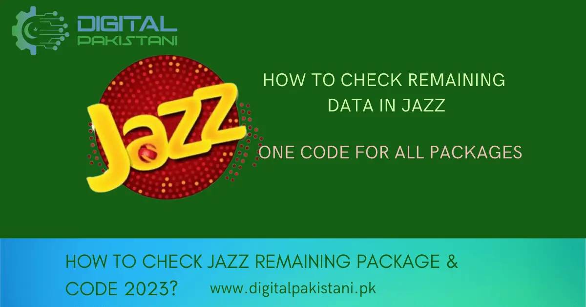 how to check jazz remaining package