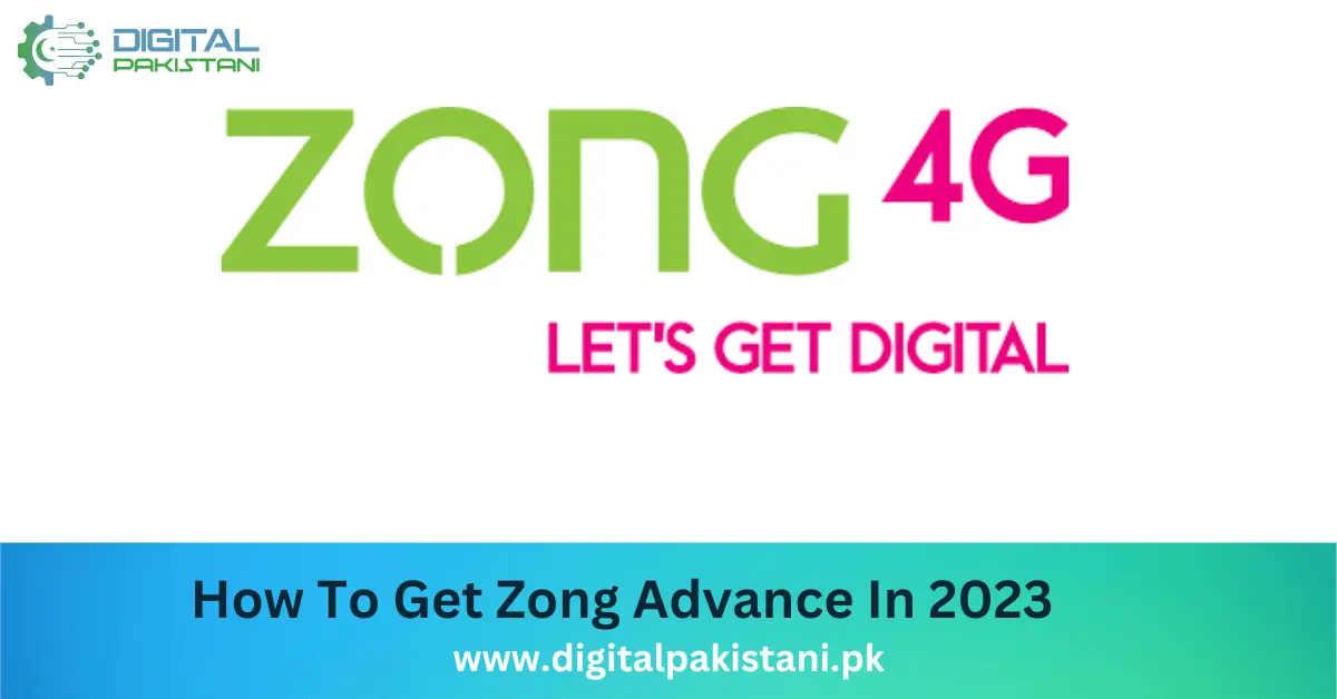 how to get zong advance