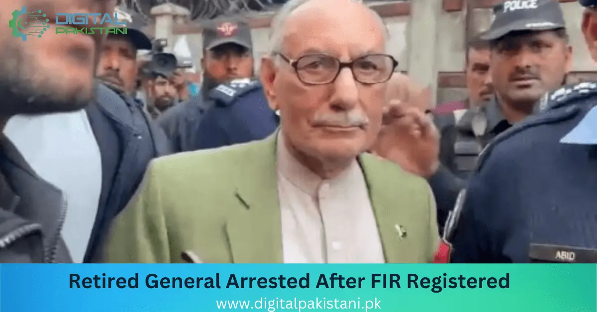 Retired general arrested
