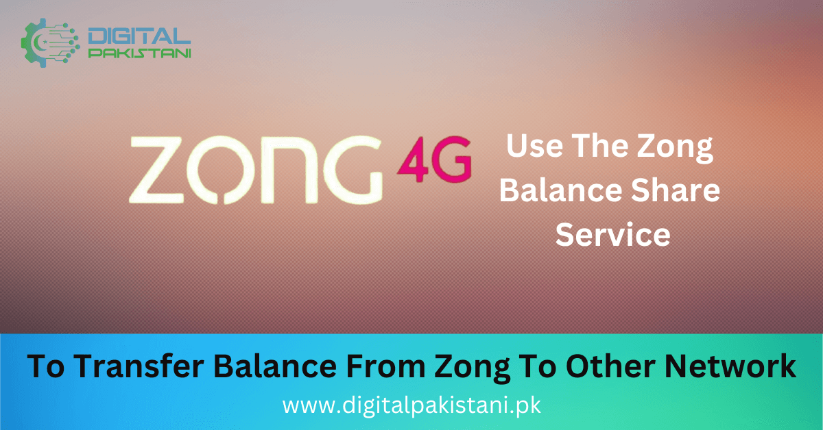 transfer balance from zong to other network